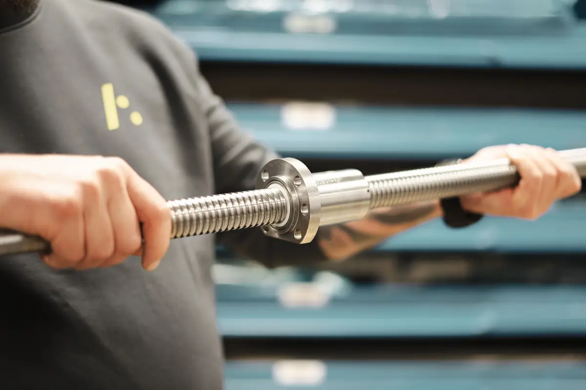 Ball screws.