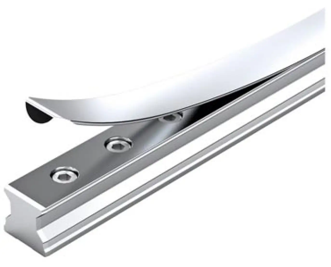 Roller rail guides built for high load capacities