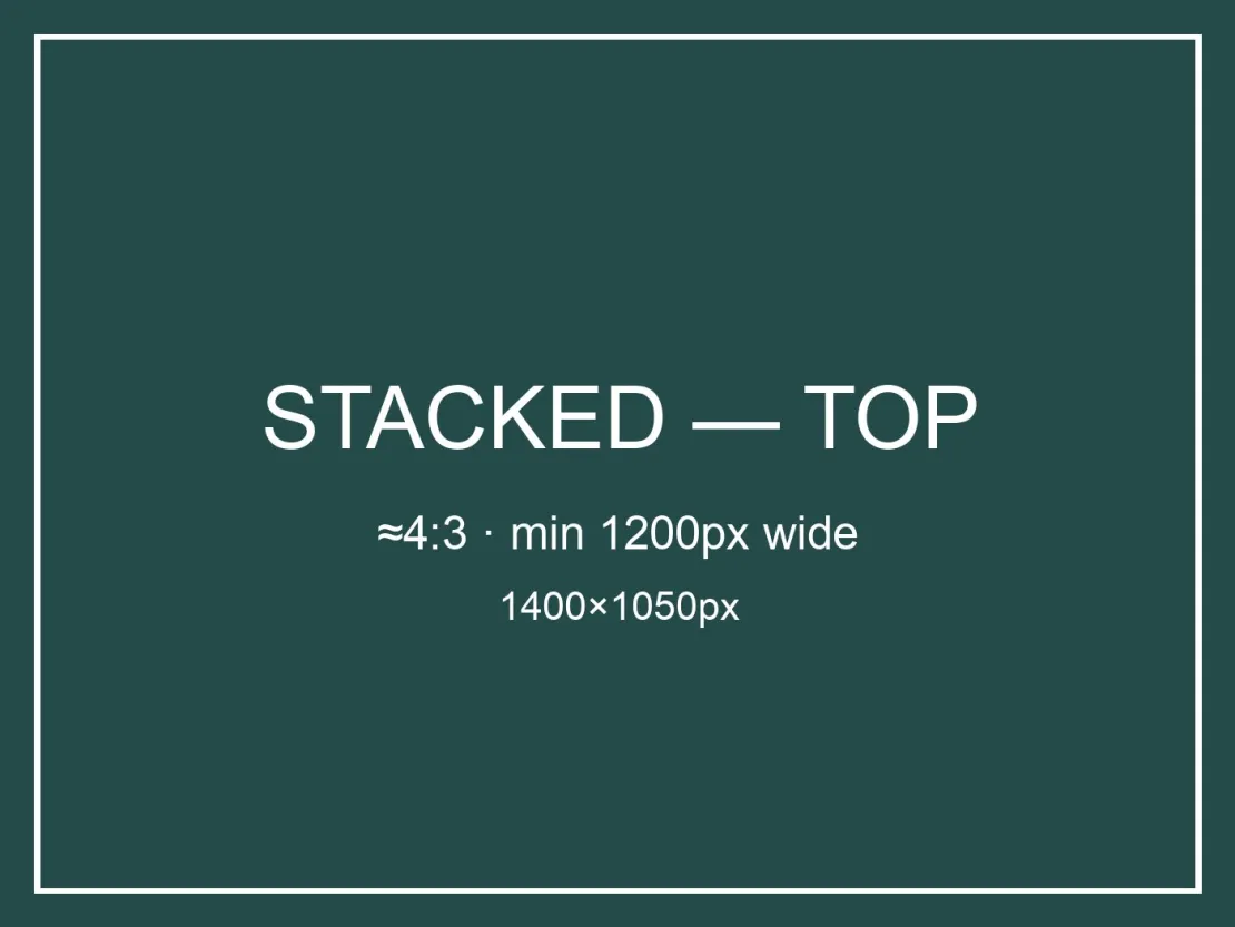 Two stacked images beside long-form text