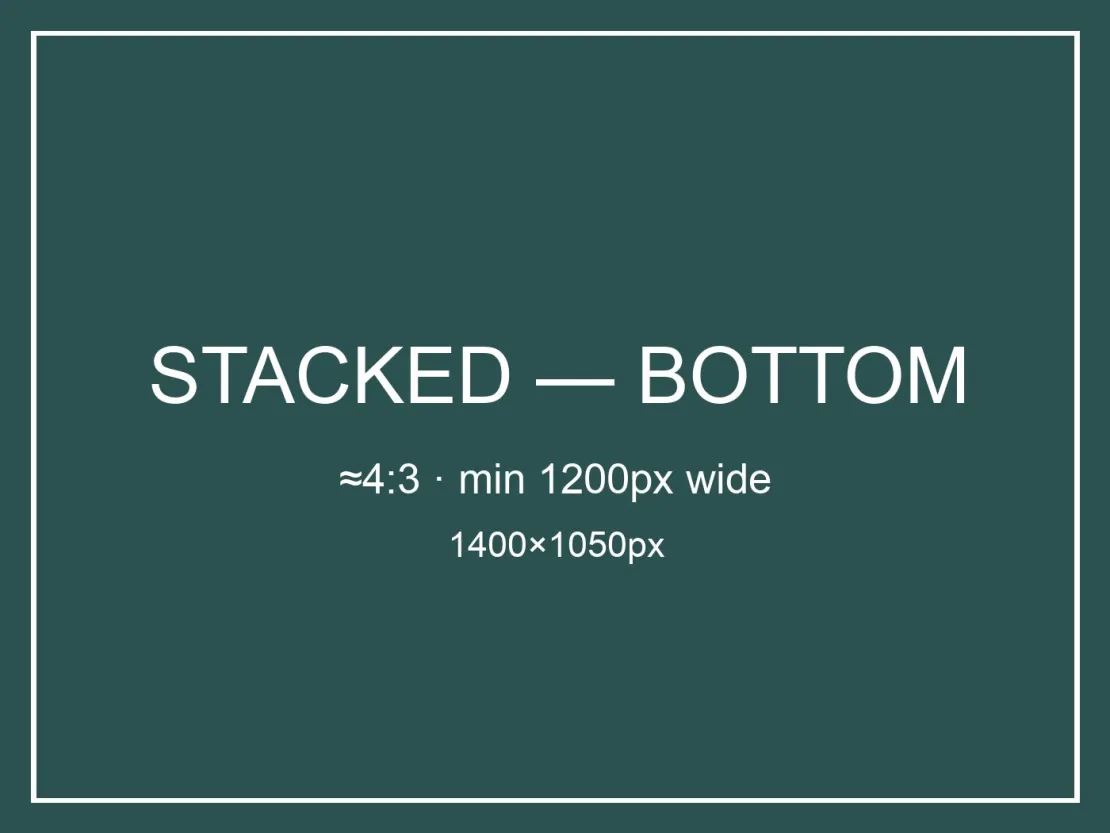 Two stacked images beside long-form text