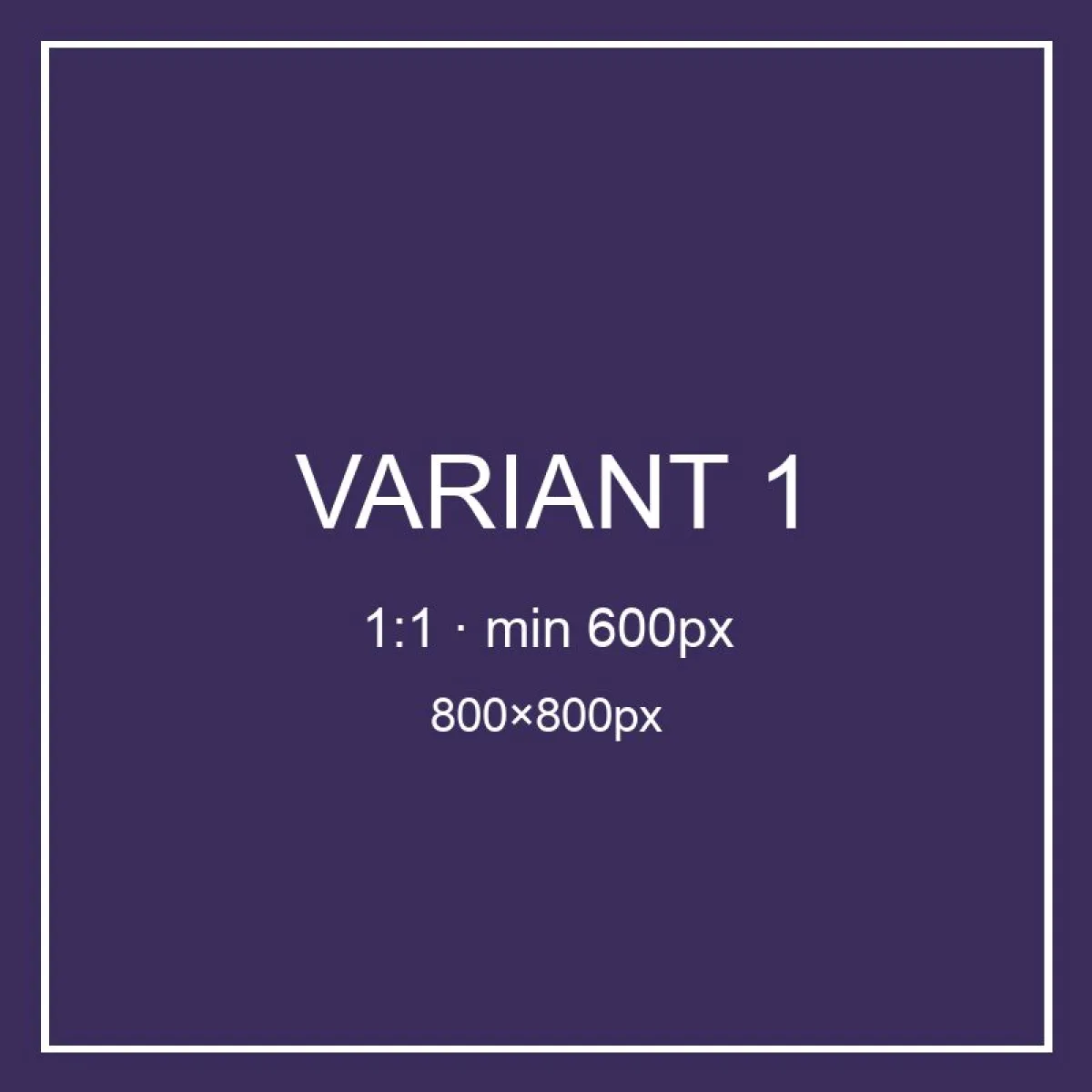 Variant one